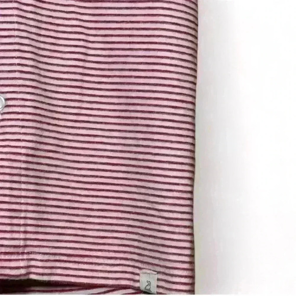 Me & Henry Boys Size 3/4 yrs Red/Wht Striped Short Sleeve Button-Up Shirt - Picture 2 of 4